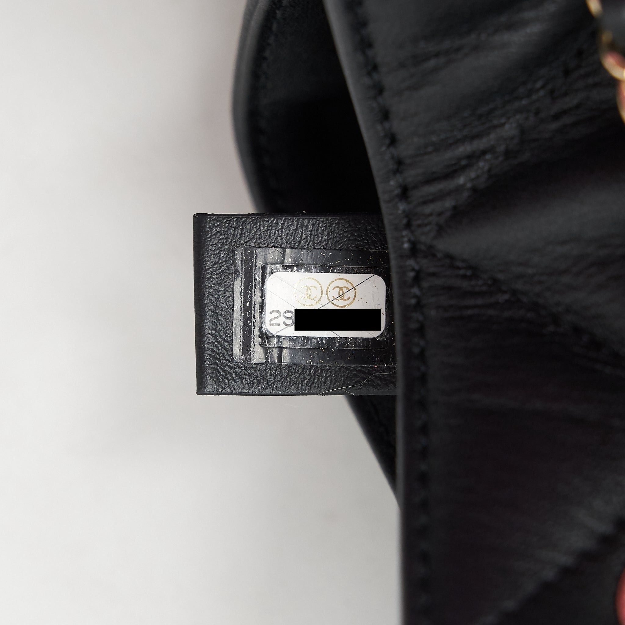 CHANEL DRAWSTRING BUCKET BAG QUILTED LAMBSKIN BLACK LGHW