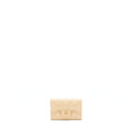 CHANEL CLASSIC MINI FLAP CARDHOLDER CAVIAR BEIGE GHW