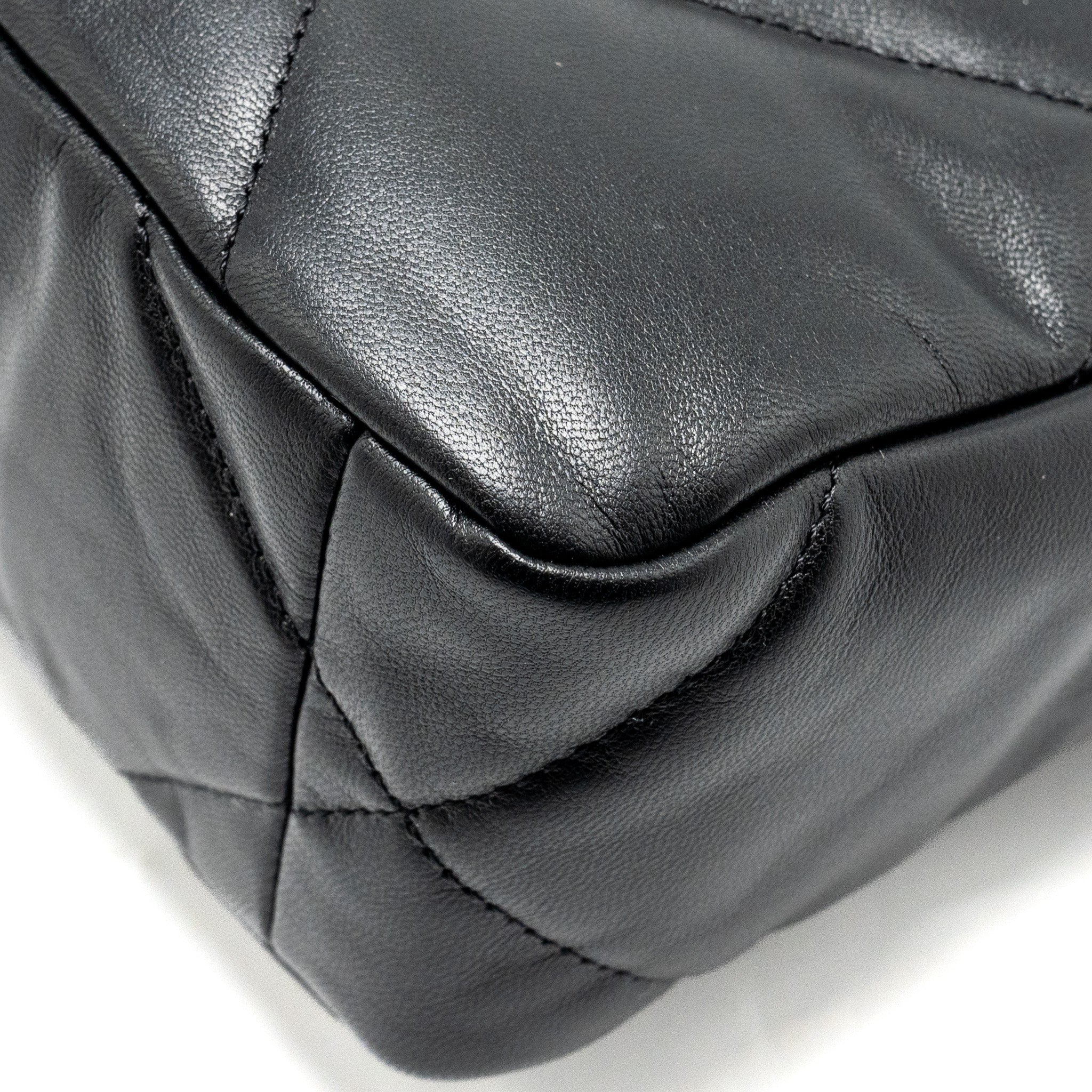 CHANEL SMALL 19 BAG GOATSKIN BLACK MULTICOLOUR HARDWARE