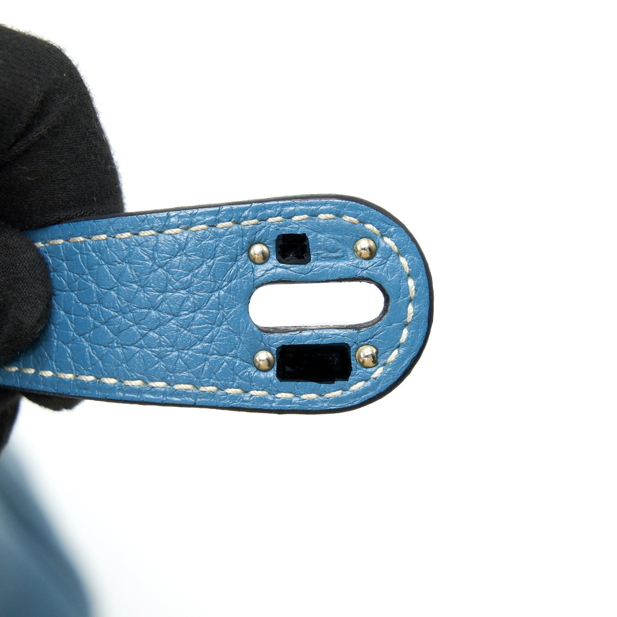 HERMES LINDY 34 BLUE JEAN SHW