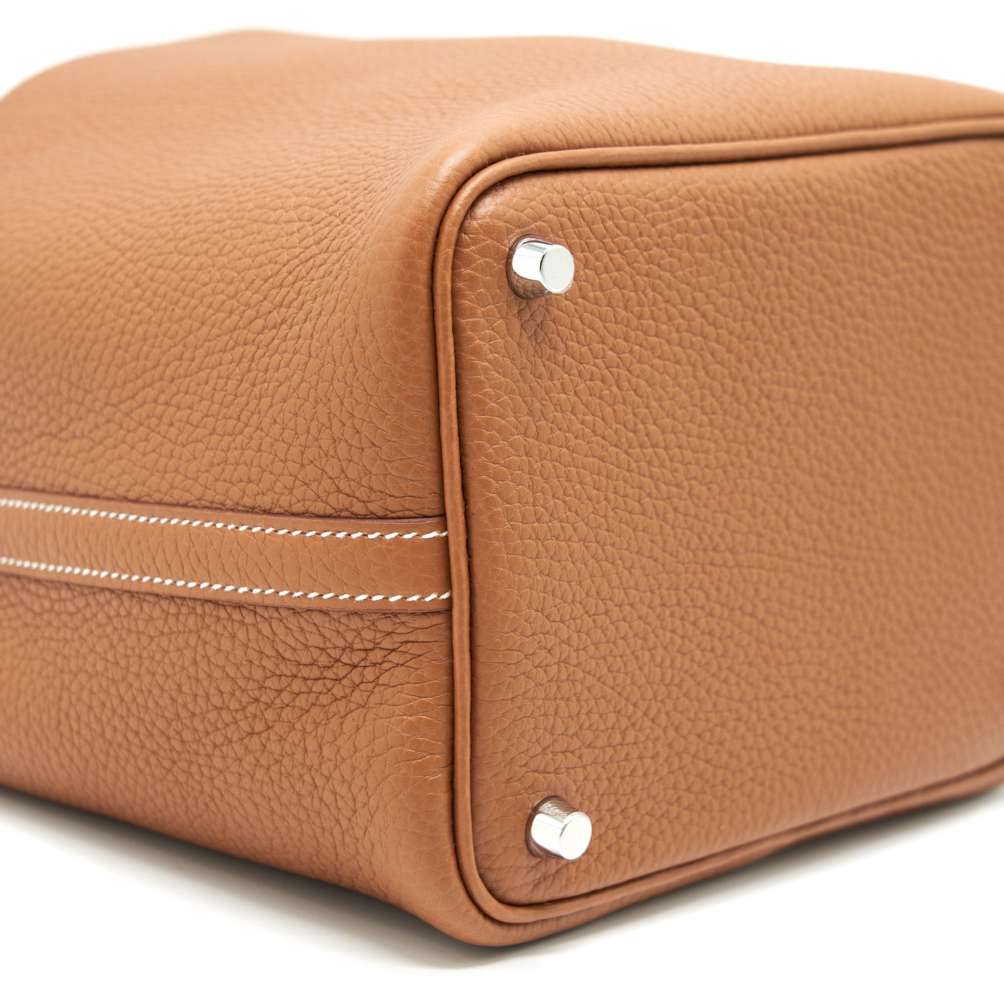 HERMES PICOTIN 18 LOCK BAG GOLD SHW