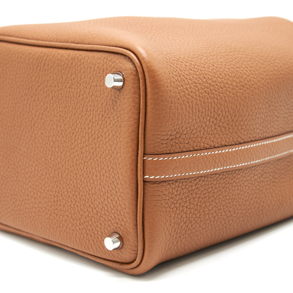 HERMES PICOTIN 18 LOCK BAG GOLD SHW