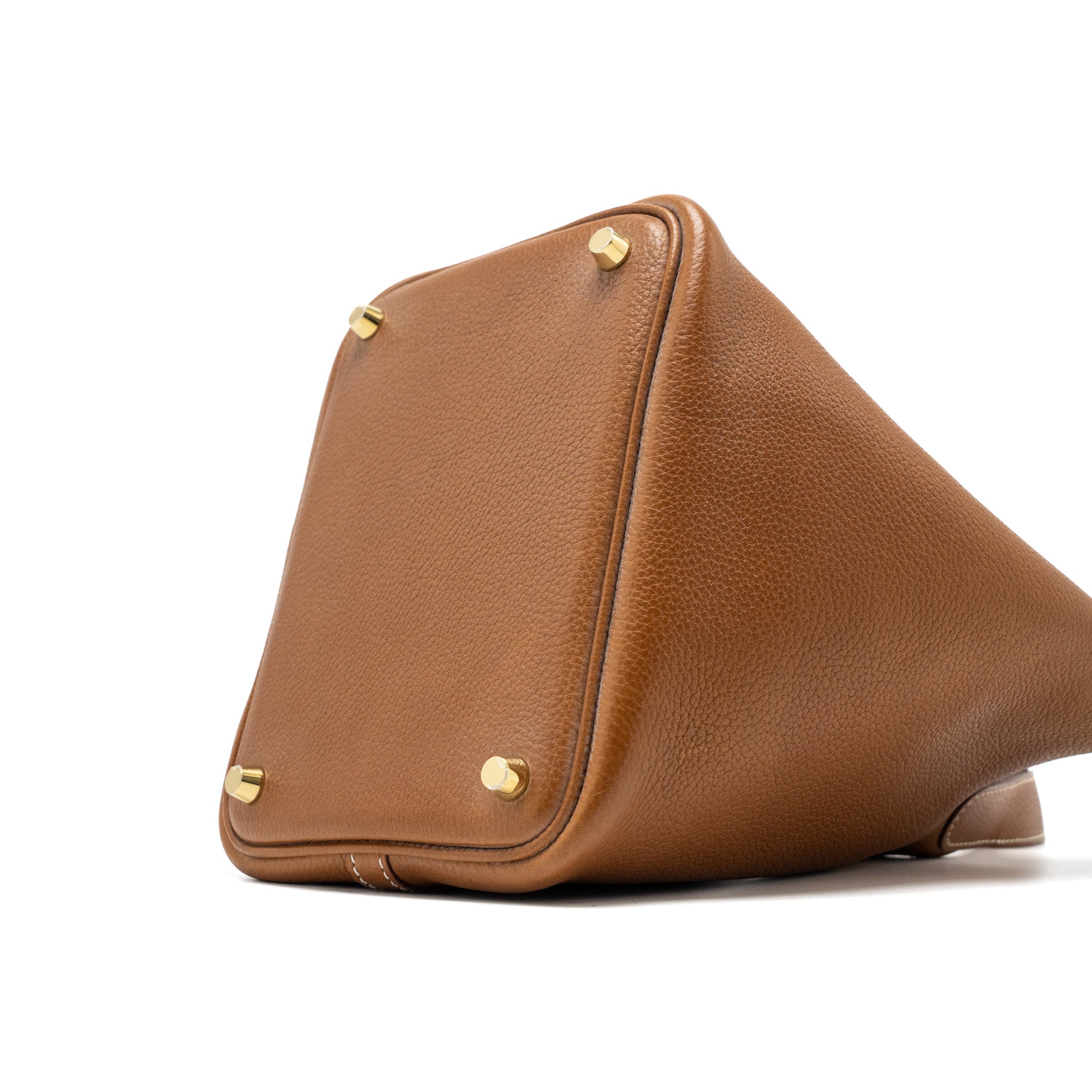 HERMES PICOTIN 18 LOCK BAG BARENIA FAUBOURG GOLD GHW