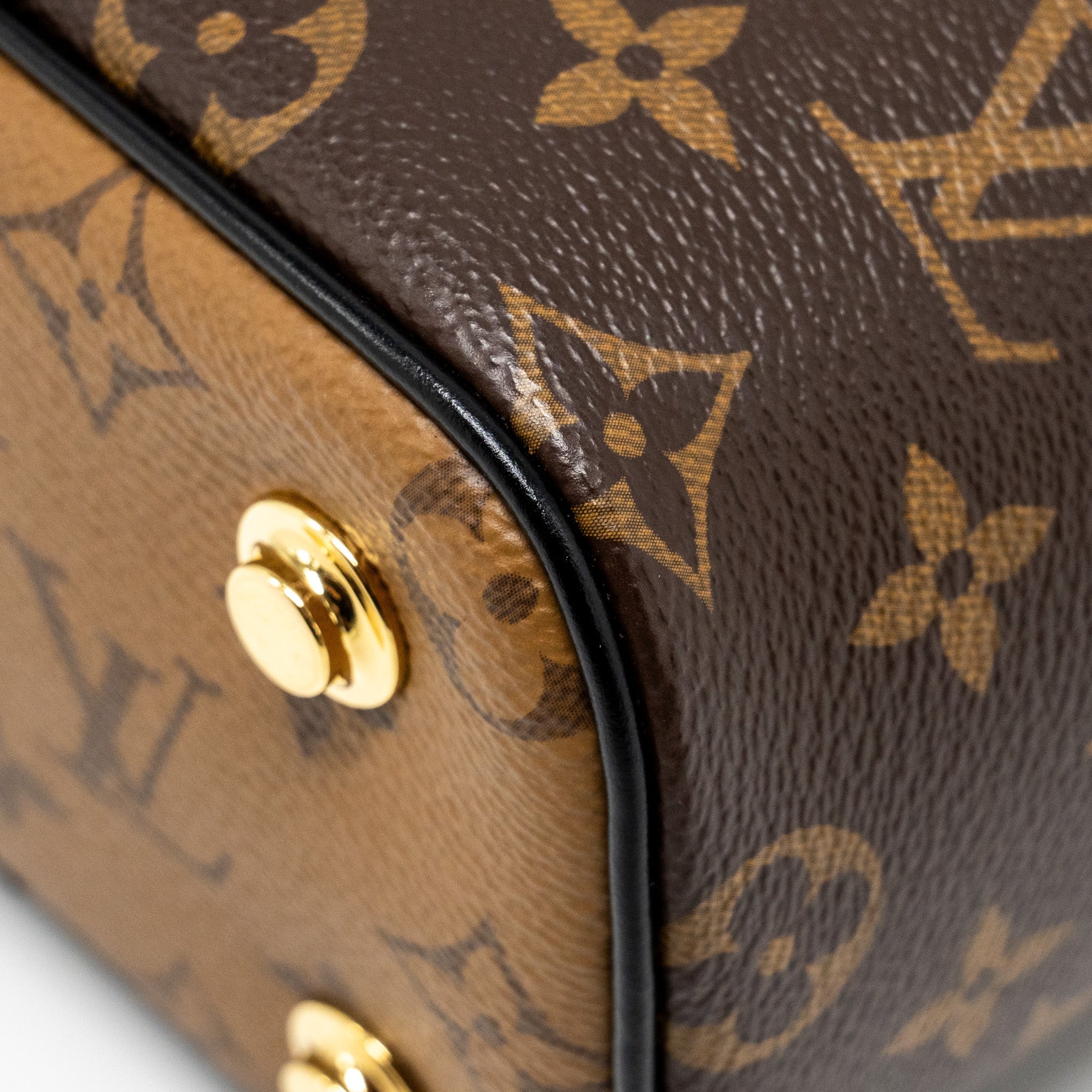 LOUIS VUITTON VANITY CASE PM MONOGRAM REVERSE CANVAS GHW