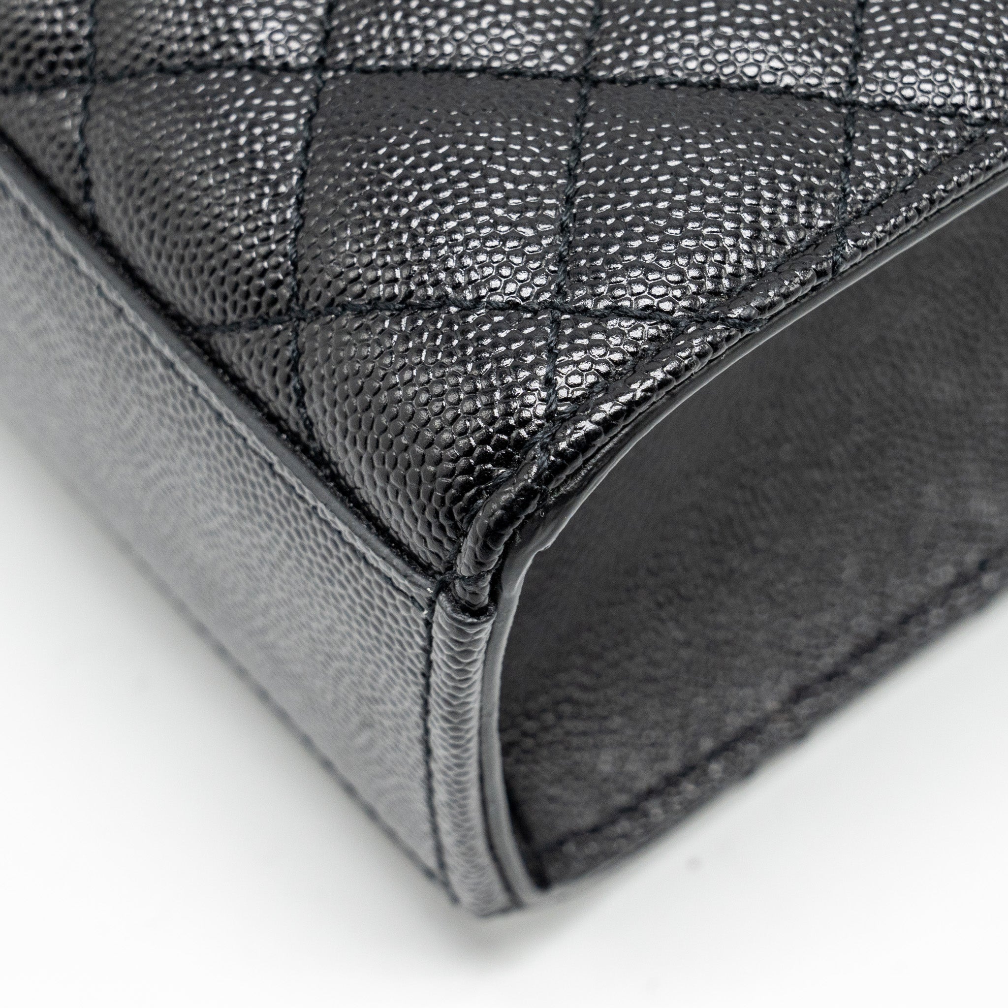 SAINT LAURENT LARGE ENVELOPE BAG CALFSKIN BLACK GHW