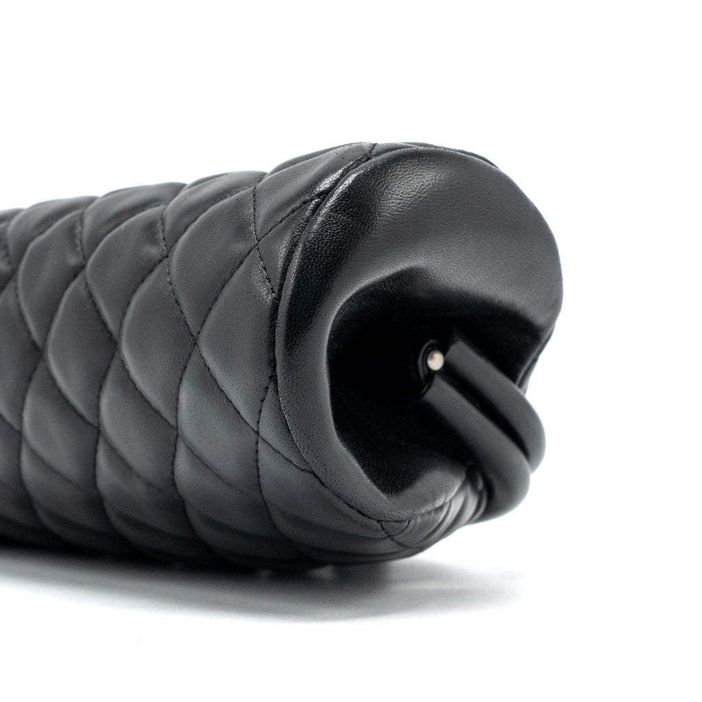 CHANEL TIMELESS CLUTCH LAMBSKIN BLACK SHW