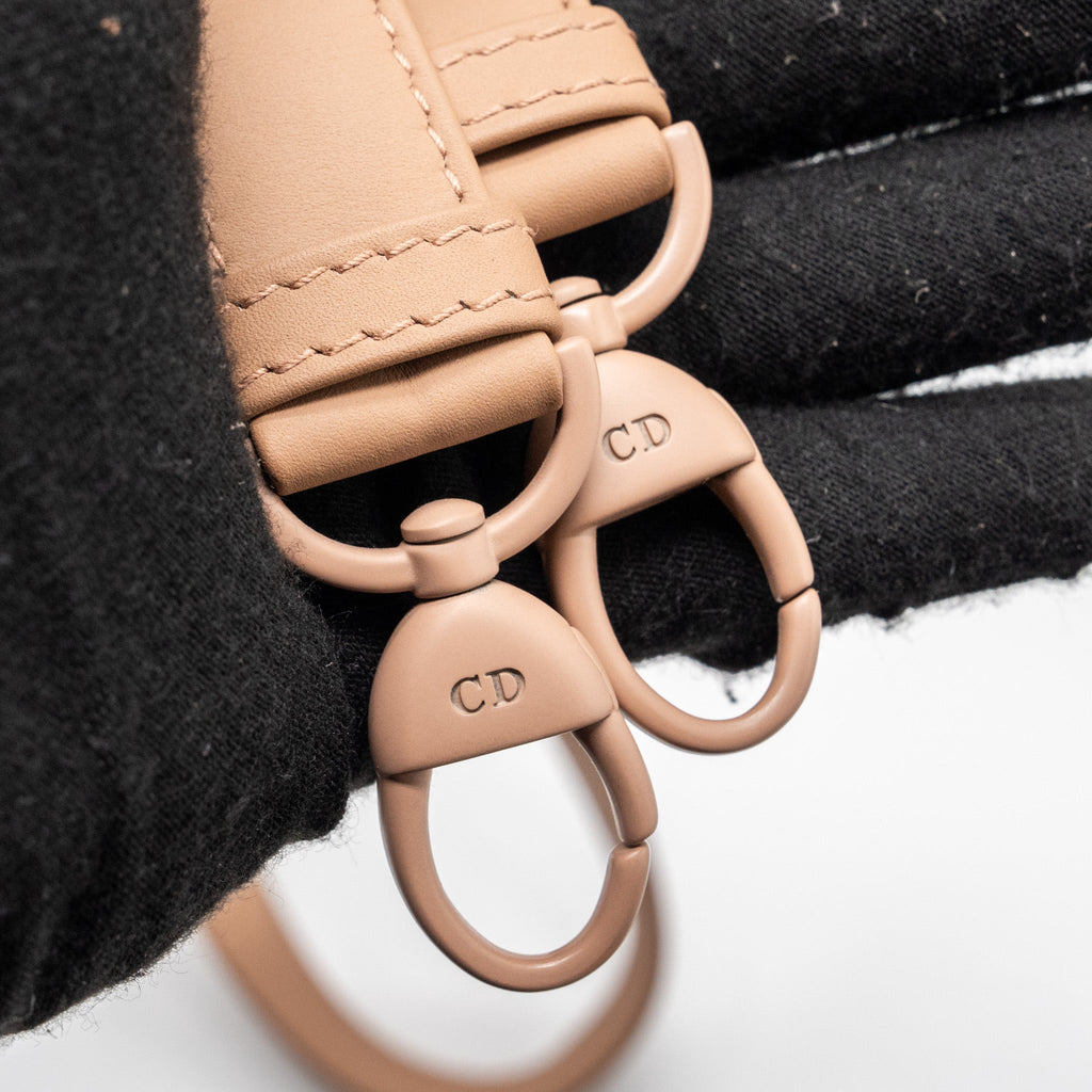 DIOR MEDIUM LADY DIOR CANNAGE CALFSKIN BLUSH ULTRAMATTE
