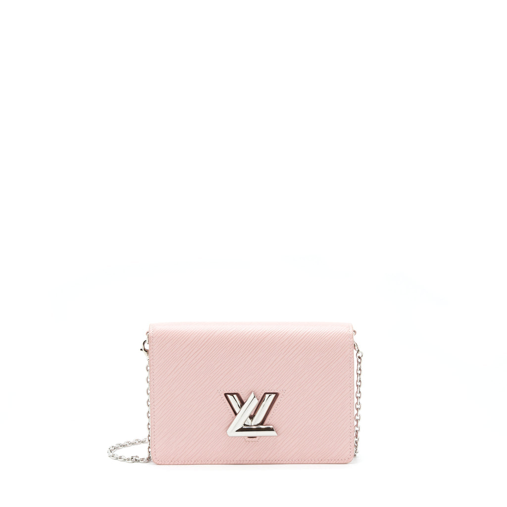LOUIS VUITTON TWIST WALLET ON CHAIN EPI PINK SHW
