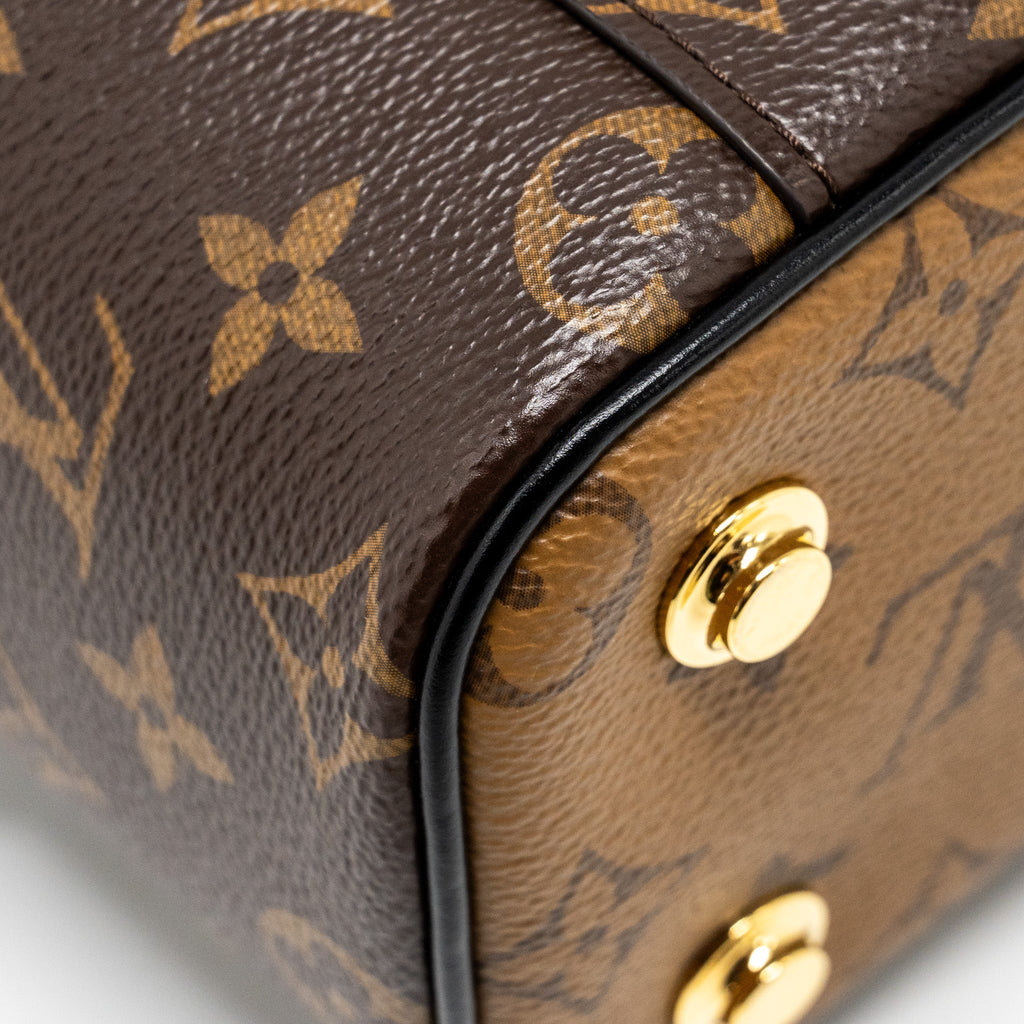 LOUIS VUITTON VANITY CASE PM MONOGRAM REVERSE CANVAS GHW