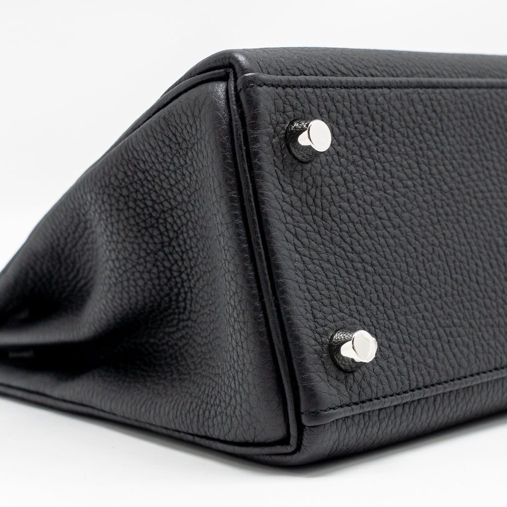 HERMES KELLY 25 TOGO BLACK SHW