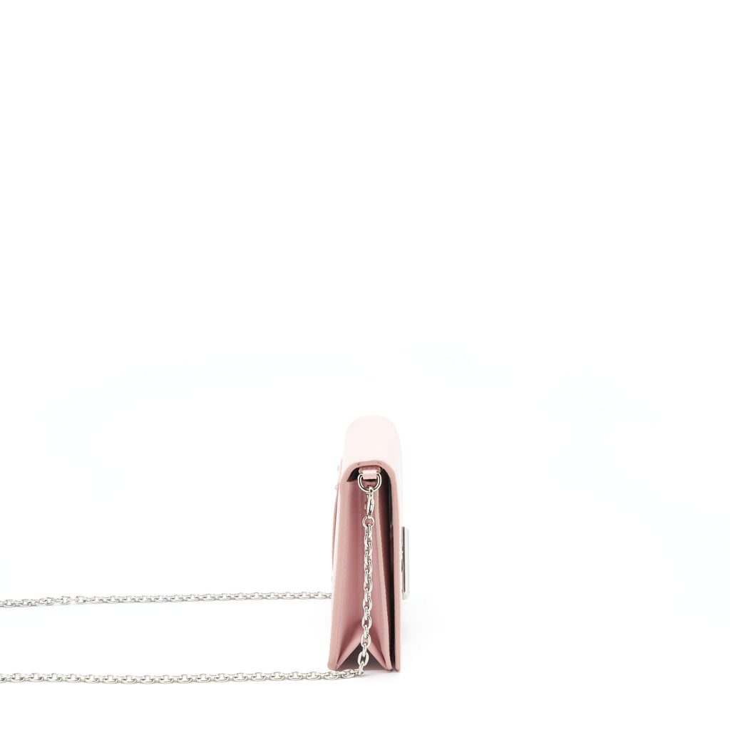 LOUIS VUITTON TWIST WALLET ON CHAIN EPI PINK SHW