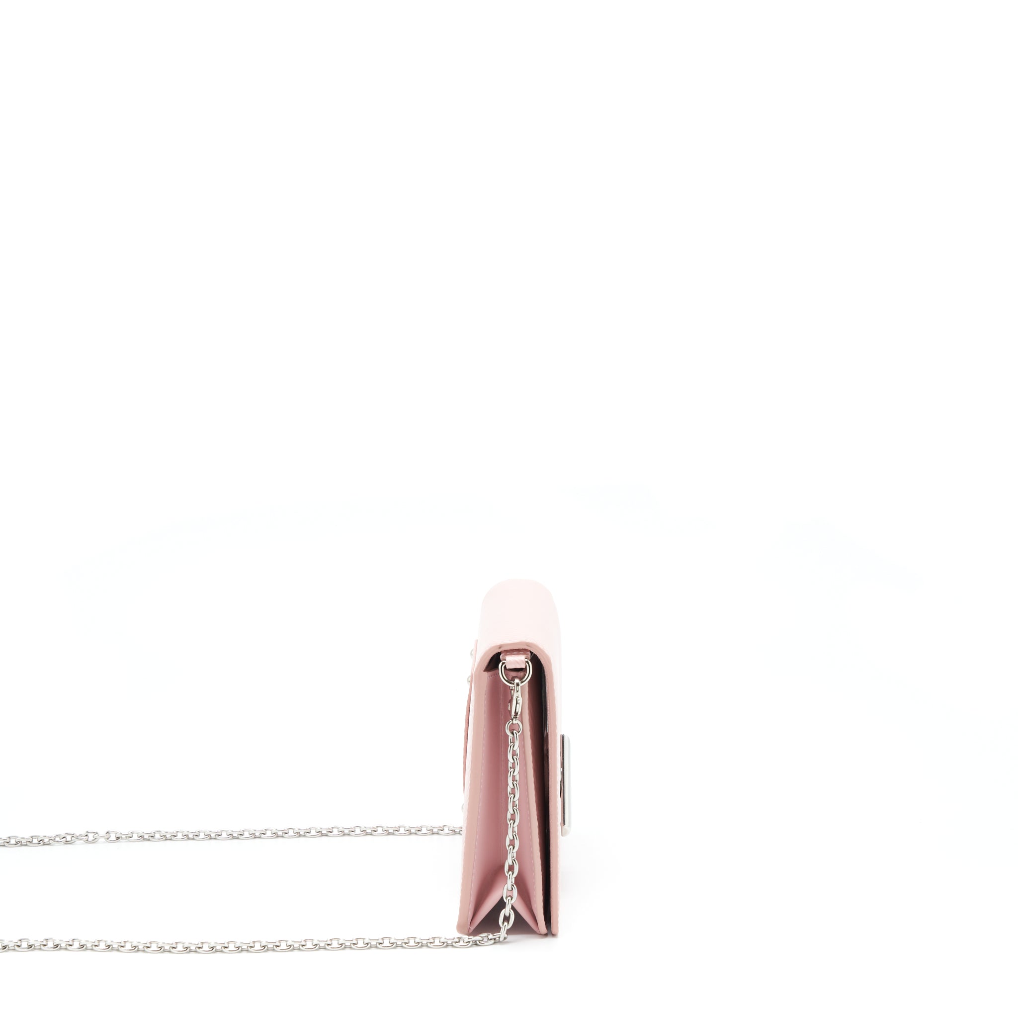 LOUIS VUITTON TWIST WALLET ON CHAIN EPI PINK SHW