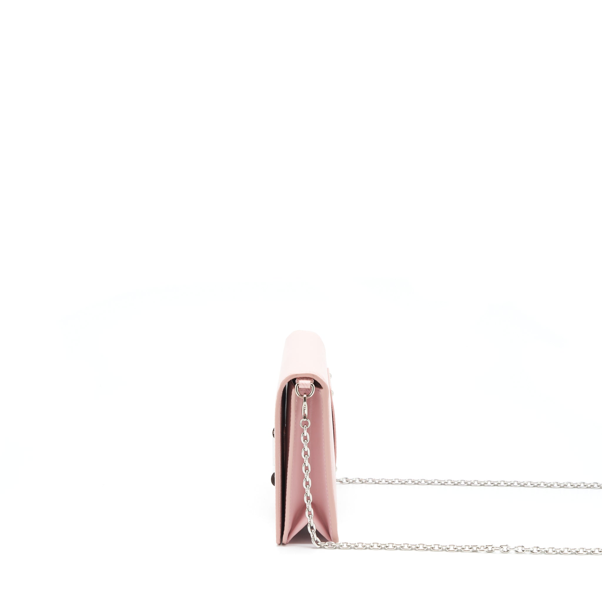 LOUIS VUITTON TWIST WALLET ON CHAIN EPI PINK SHW