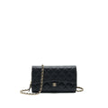 CHANEL 3 IN 1 WALLET ON CHAIN BLACK CAVIAR LGHW