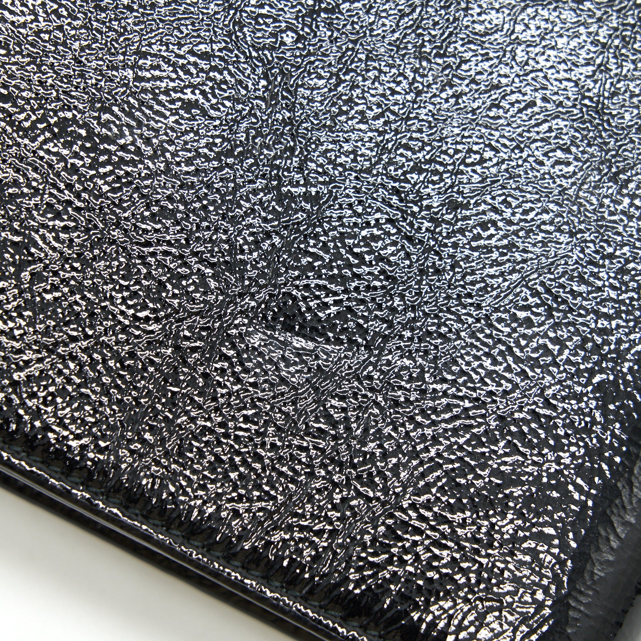 YSL PATENT LEATHER CLUTCH BLACK