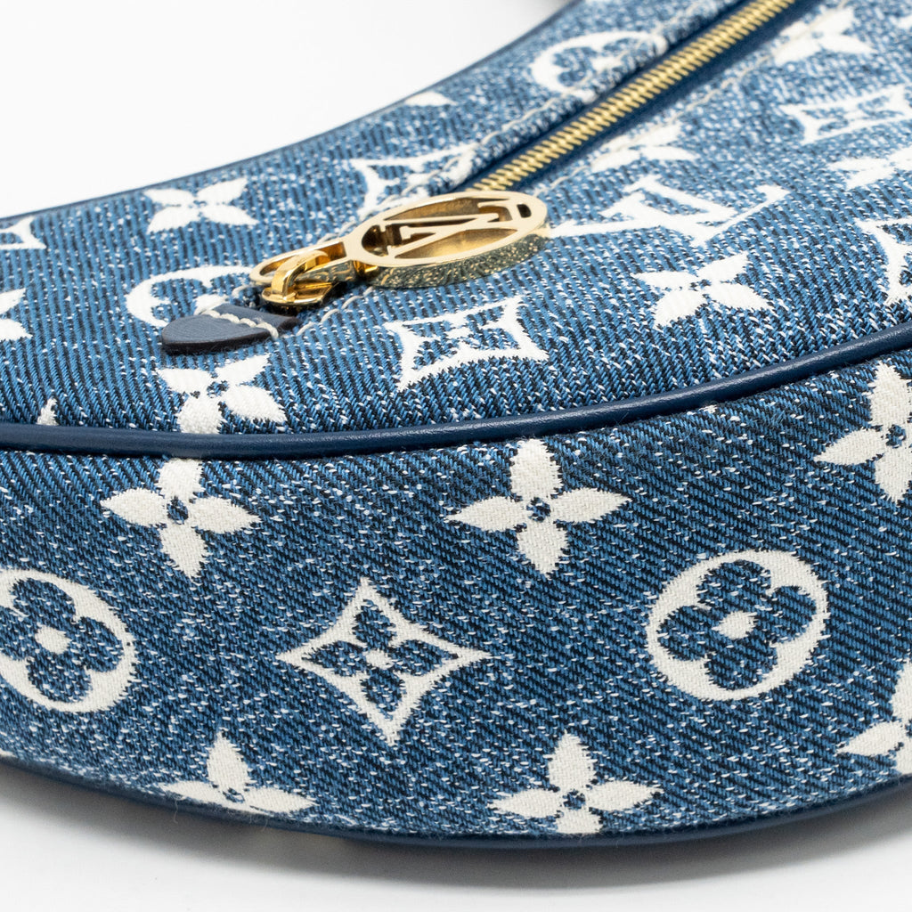 LOUIS VUITTON LOOP BAG DENIM BLUE GHW