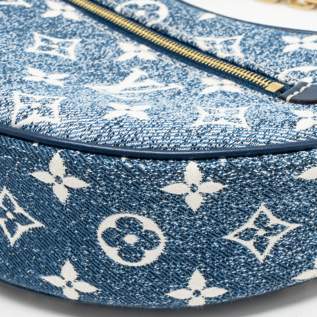 LOUIS VUITTON LOOP BAG DENIM BLUE GHW