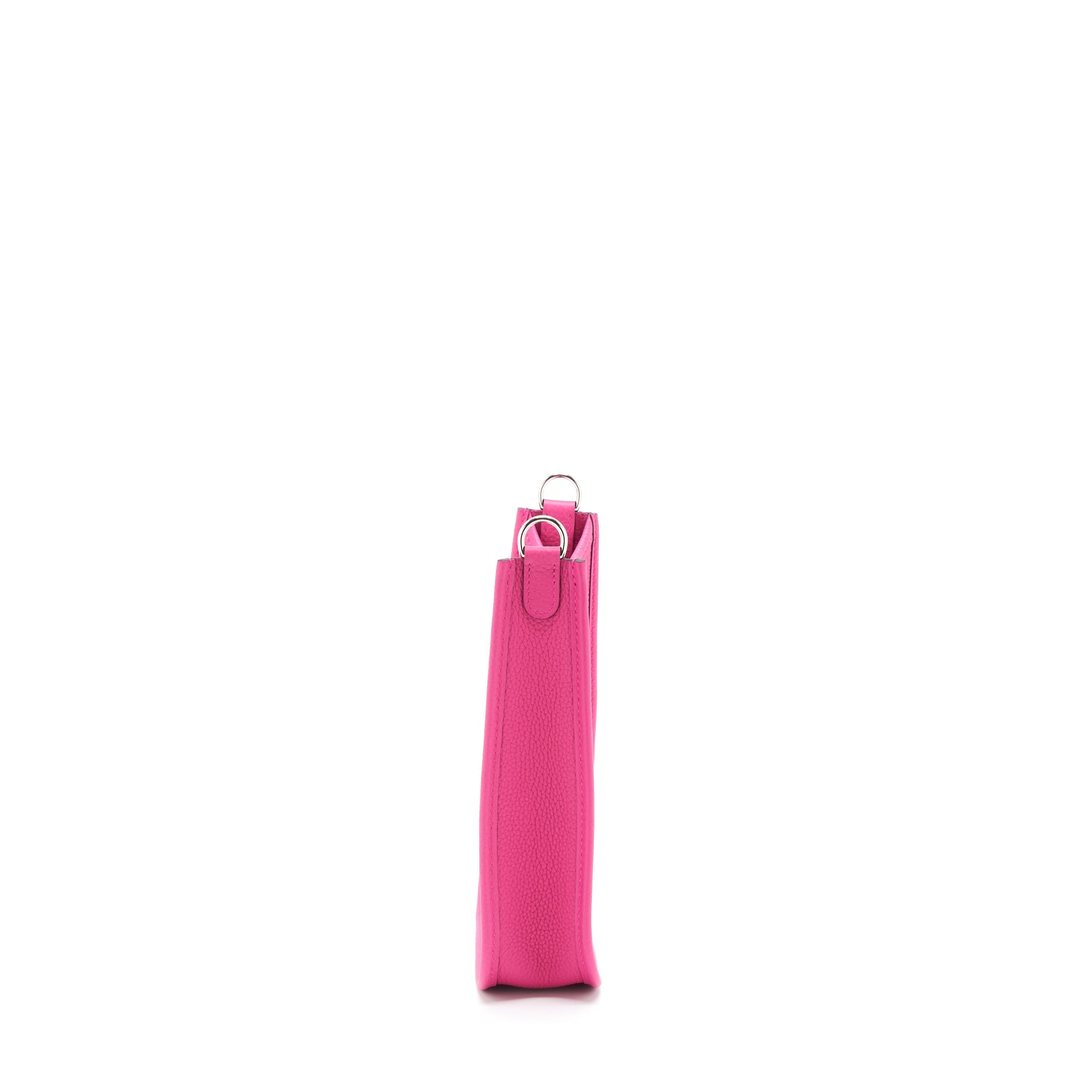 HERMES MINI EVELYNE CLEMENCE ROSE SHOCKING SHW