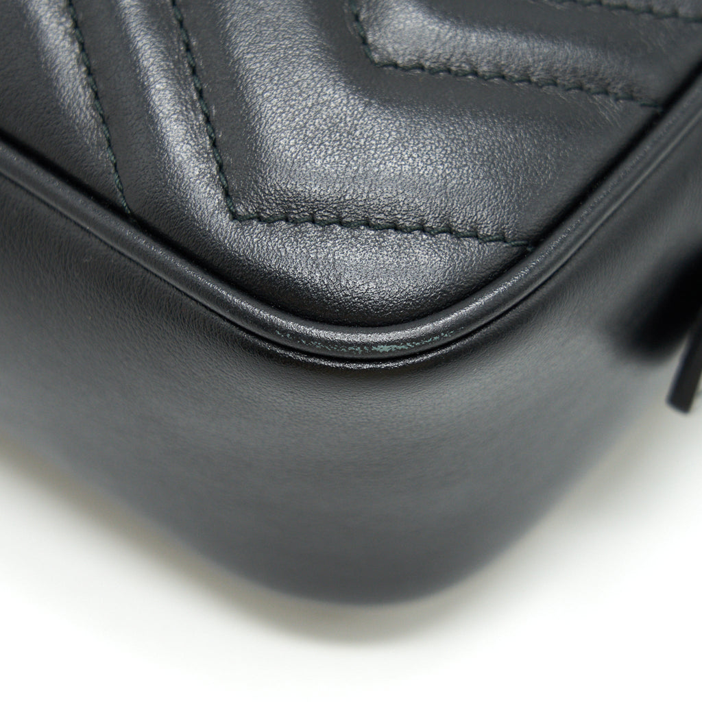 GUCCI MARMONT CAMERA BAG BLACK