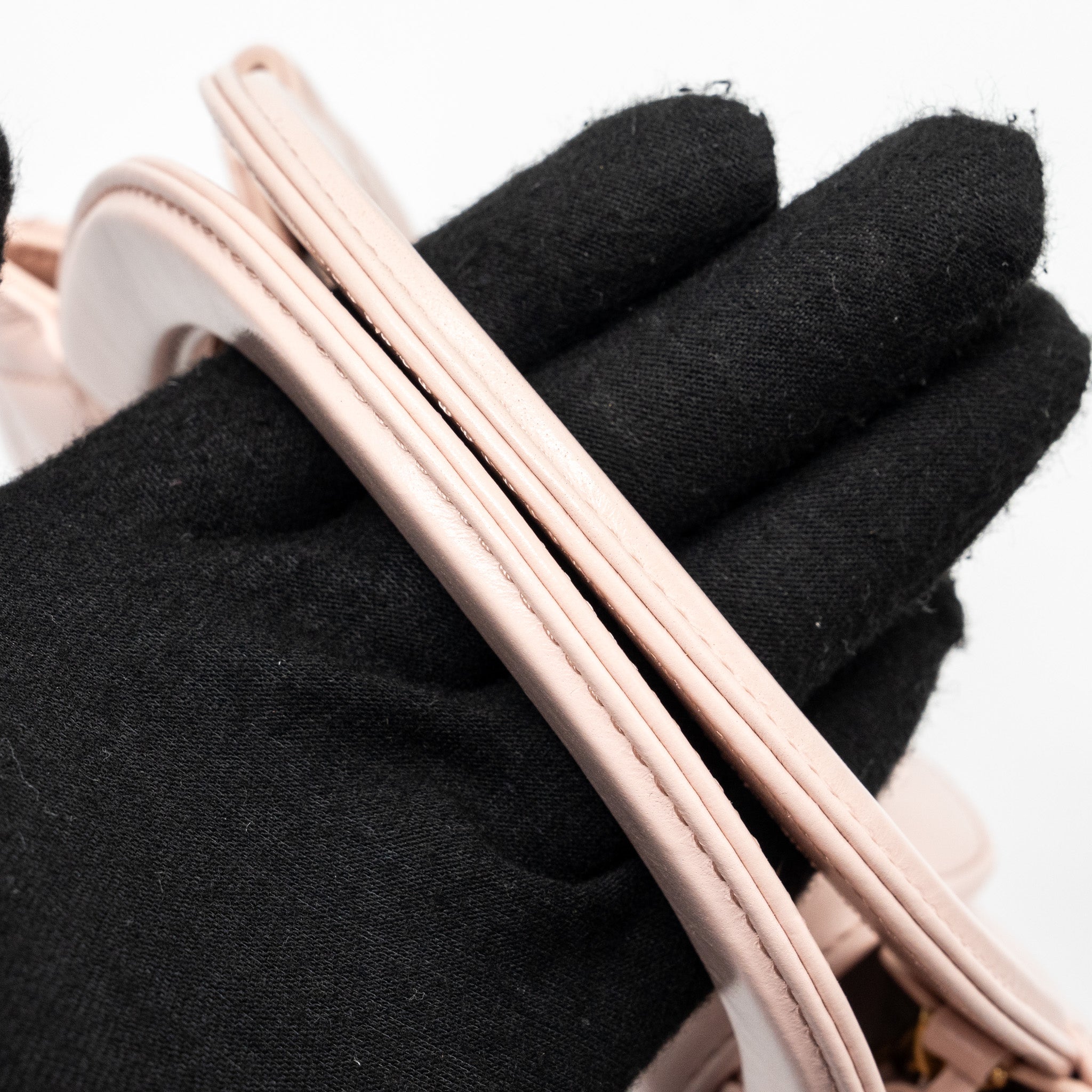 CHANEL 23K MINI SHOPPING TOTE CALFSKIN LIGHT PINK GHW(MICROCHIP)