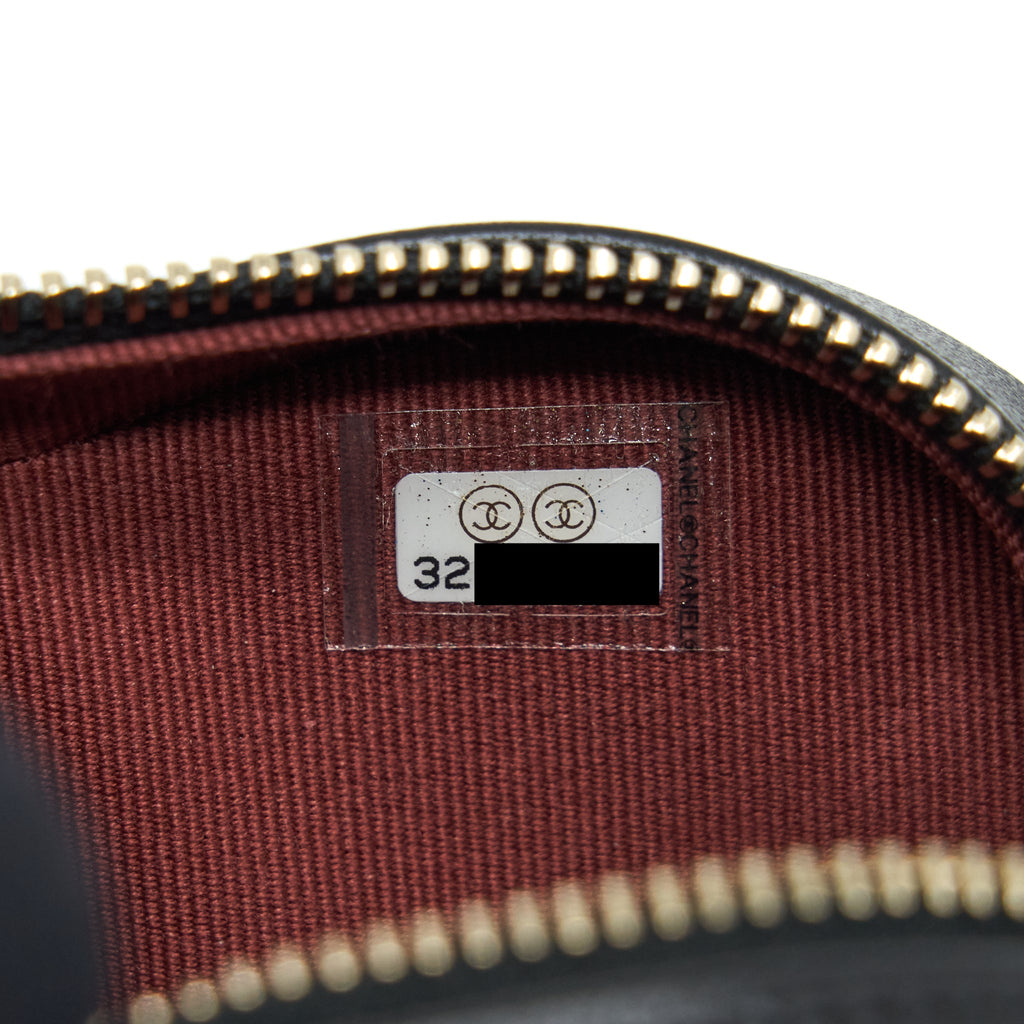 CHANEL 22S SMALL HEART BAG LAMBSKIN BLACK LGHW