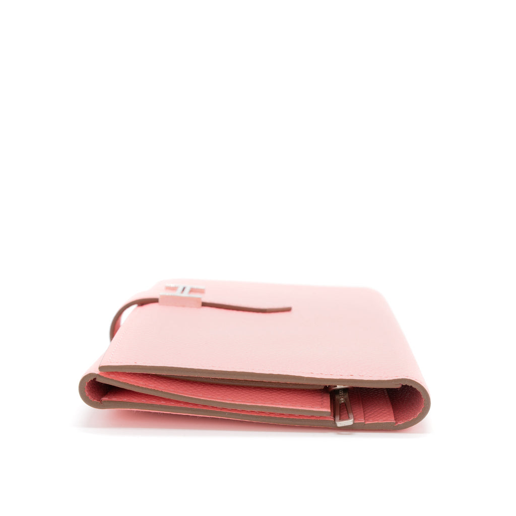 HERMES BEARN LONG WALLET EPSOM 1Q ROSE CONFETTI SHW