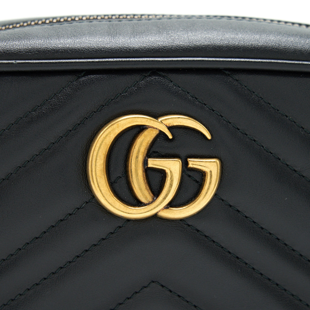 GUCCI MARMONT CAMERA BAG BLACK