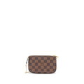 LOUIS VUITTON MINI POCHETTE ACCESSORIES DAMIER EBENE CANVAS GHW