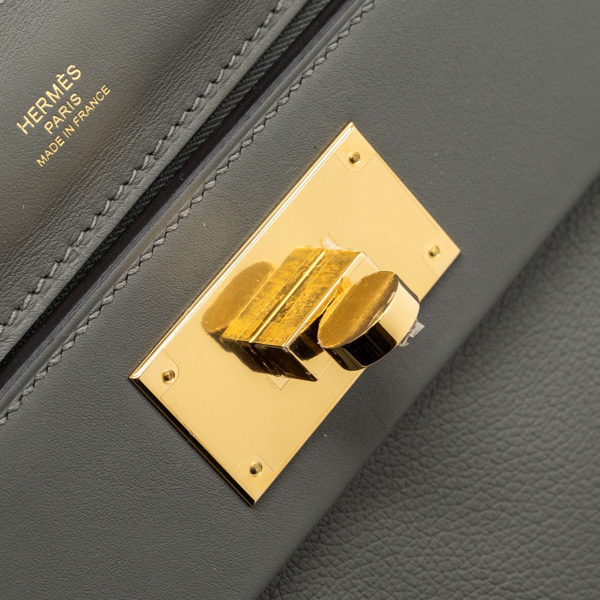 HERMES MINI 24/24 2424 - 21 BAG EVERCOLOR/SWIFT GRIS MEYER GHW