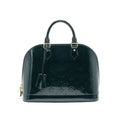 LOUIS VUITTON ALMA PM IN PATENT FORREST GREEN