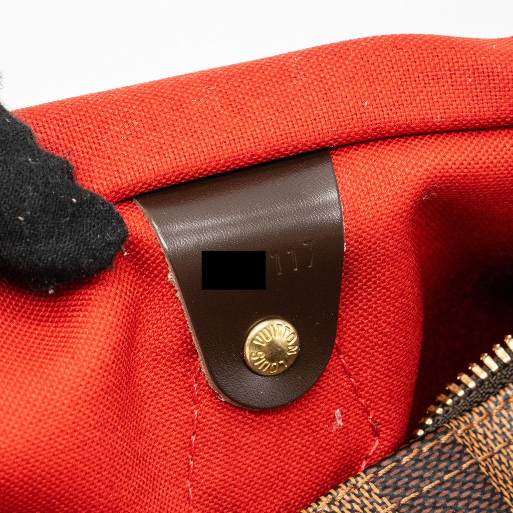 LOUIS VUITTON SPEEDY BANDOULIERE 30 DAMIER EBENE GHW