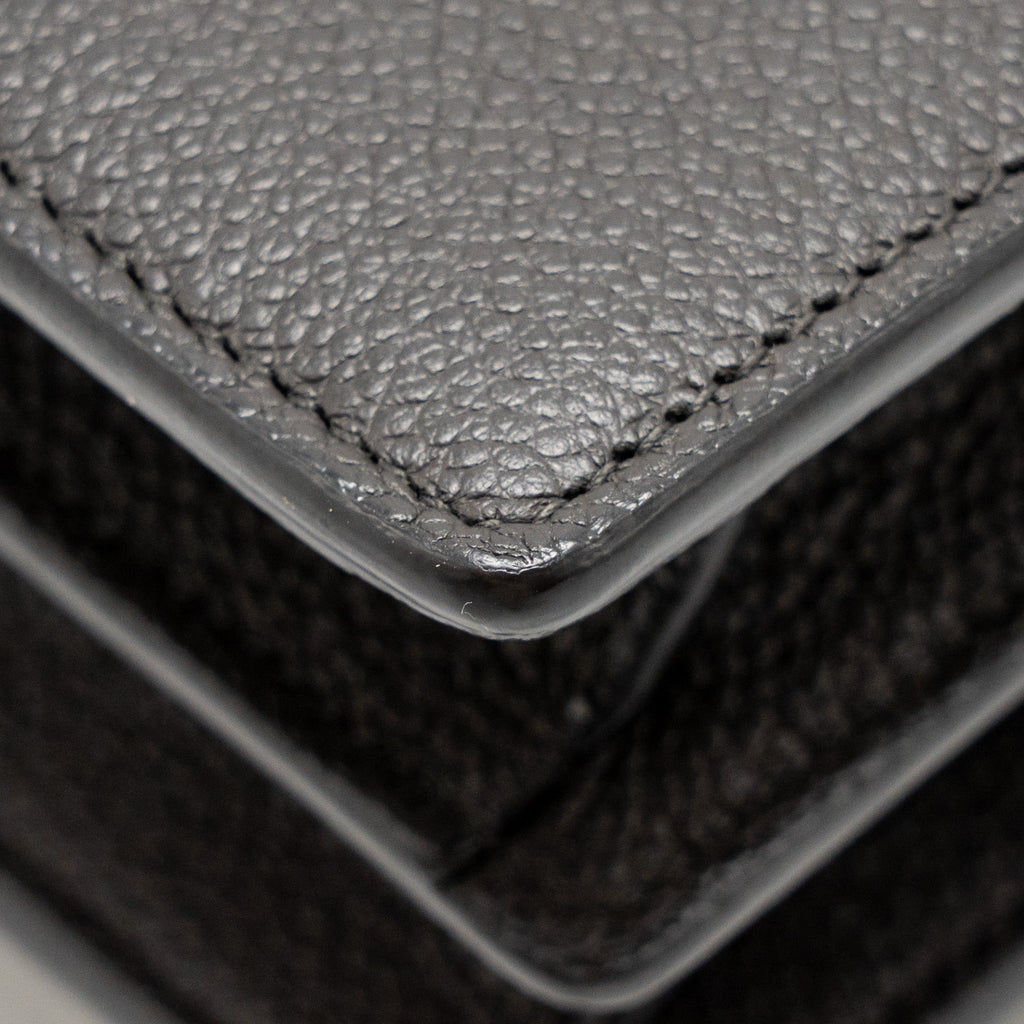 SAINT LAURENT/YSL MEDIUM SUNSET BAG CALFSKIN GREY SHW