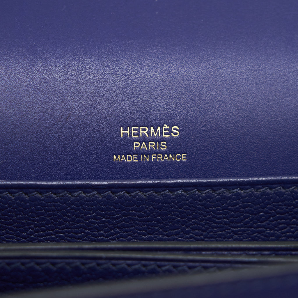 HERMES MINI ROULIS M3 BLUE ENCRE VEAU ALLEGRO