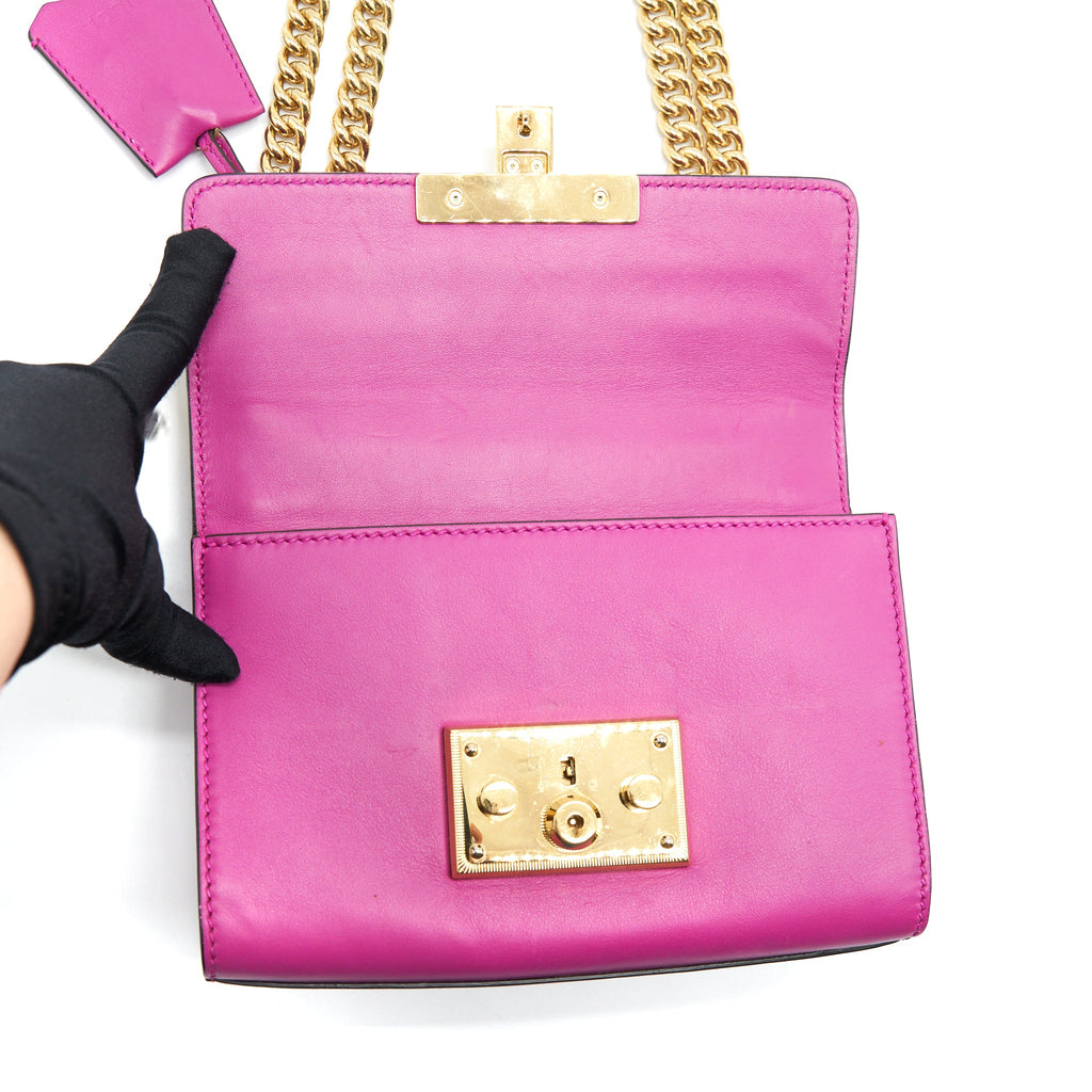 GUCCI SMALL PADLOCK PINK GHW