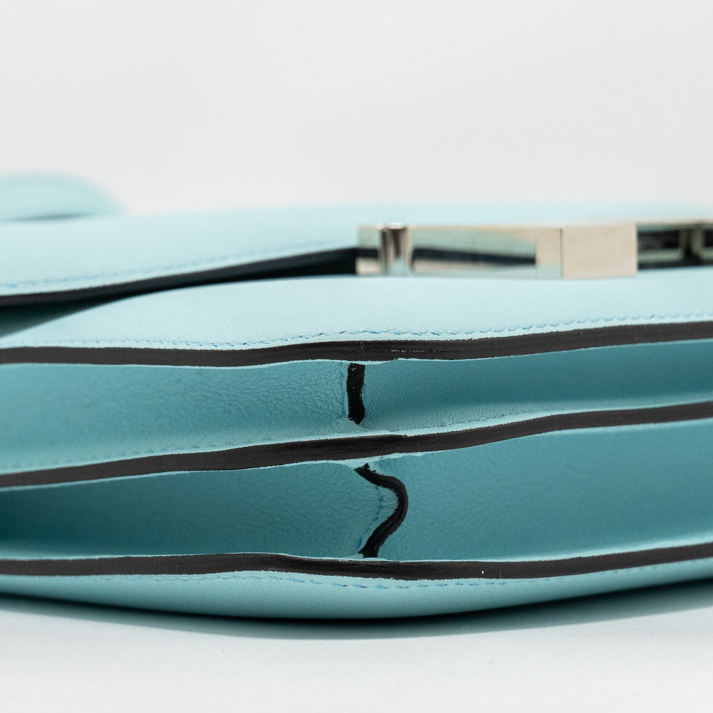 HERMES MINI CONSTANCE SWIFT BLUE ZEPHYR/CACTUS SHW