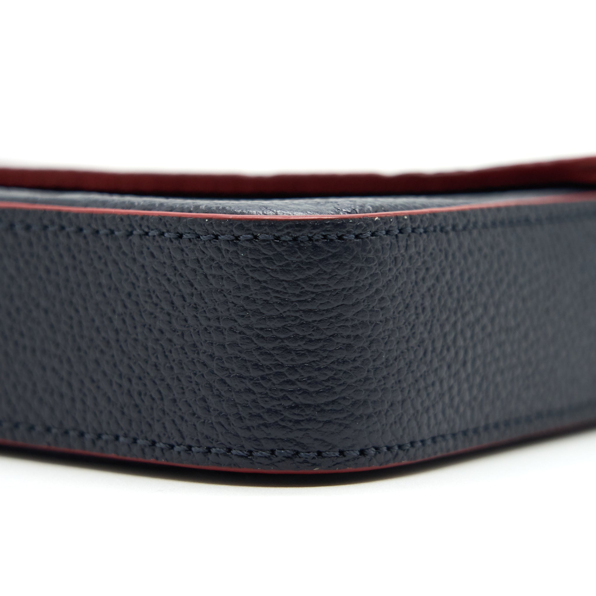 LOUIS VUITTON FELICIE POCHETTE MONOGRAM EMPREINTE LEATHER MARINE ROUGE