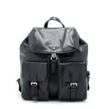 PRADA ZAINETTO BACKPACK SOFT CALFSKIN BLACK SHW
