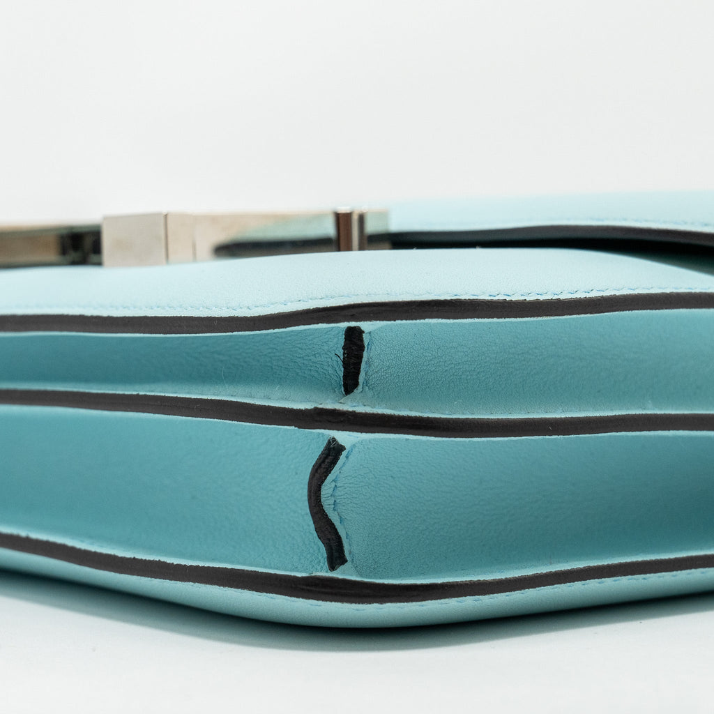 HERMES MINI CONSTANCE SWIFT BLUE ZEPHYR / CACTUS SHW