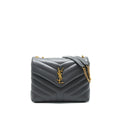 SAINT LAURENT SMALL LOU LOU BAG STORM COLOUR GHW