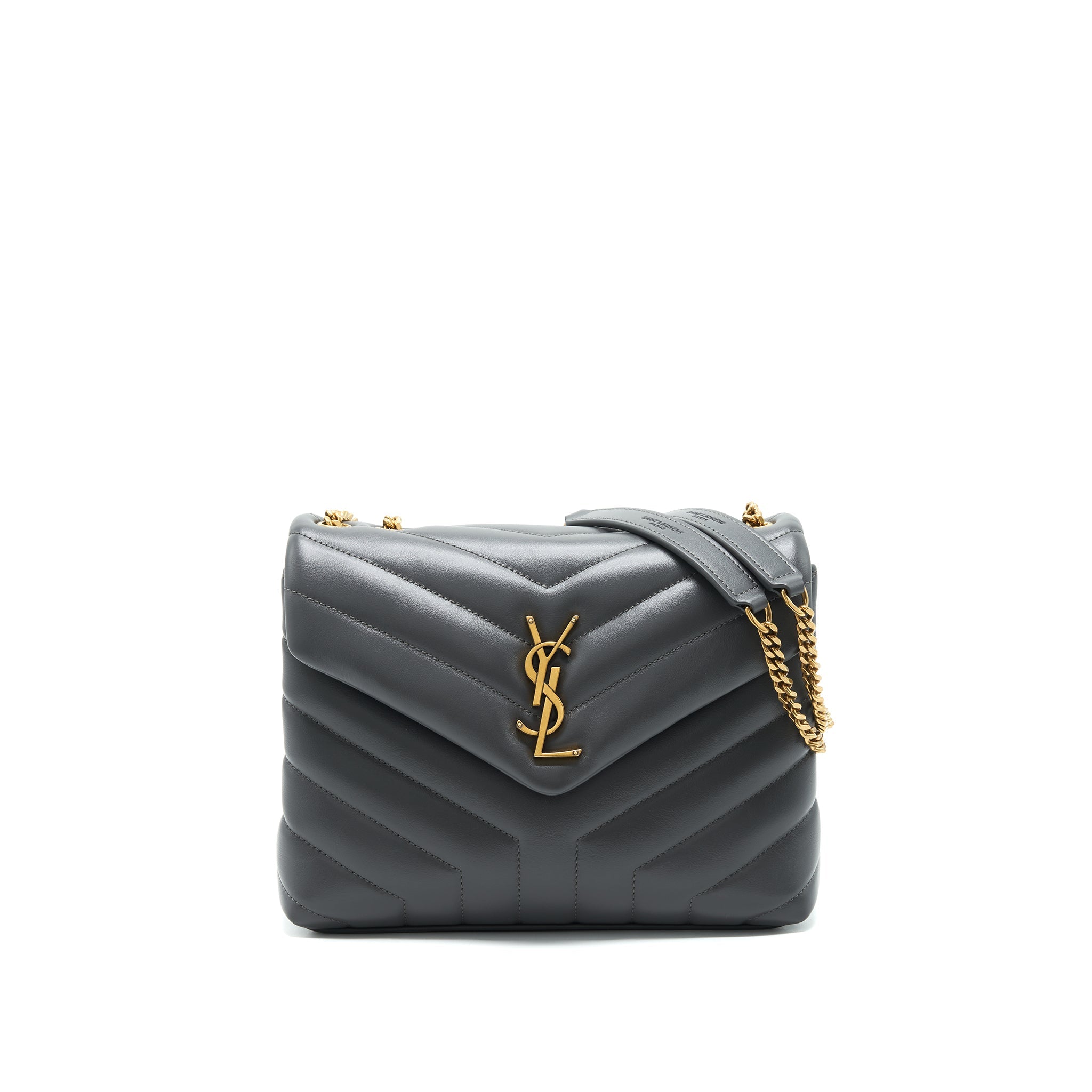 SAINT LAURENT SMALL LOU LOU BAG STORM COLOUR GHW
