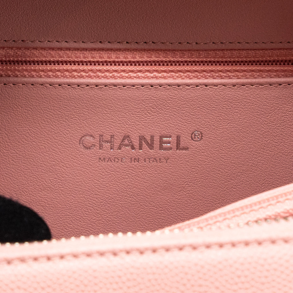 CHANEL MEDIUM FILIGREE VANITY CASE CAVIAR PINK MULTICOLOUR SHW