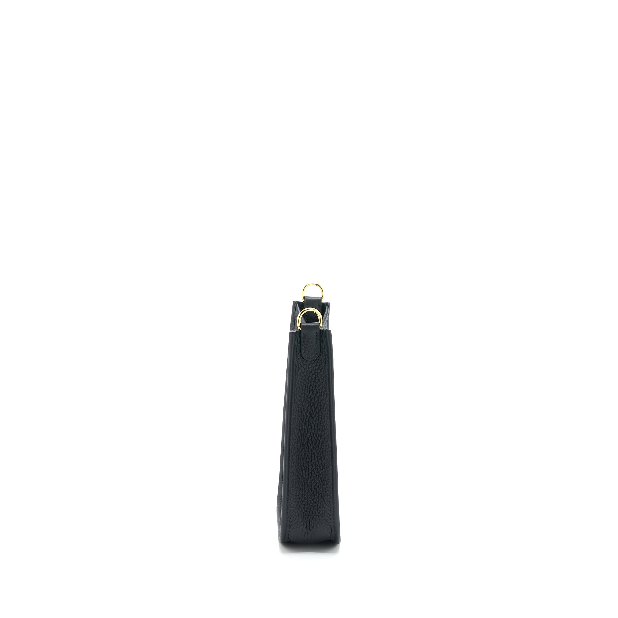 HERMES MINI EVELYN CLEMENCE BLACK GHW