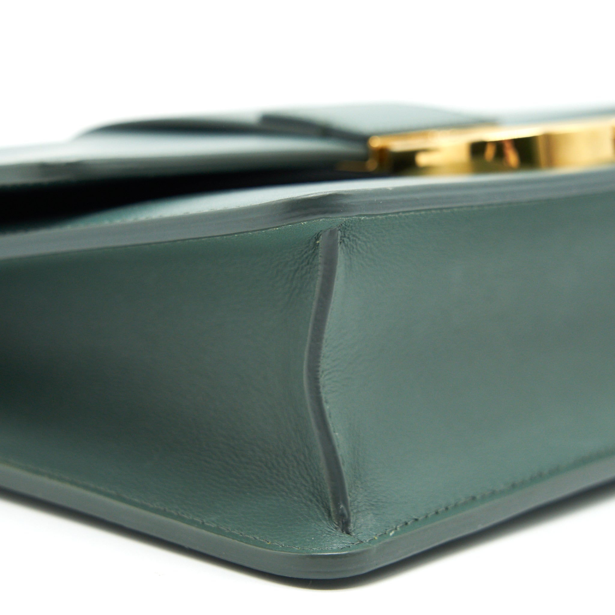DIOR 30 MONTAIGNE MEDIUM FLAP BAG GREEN WITH GHW