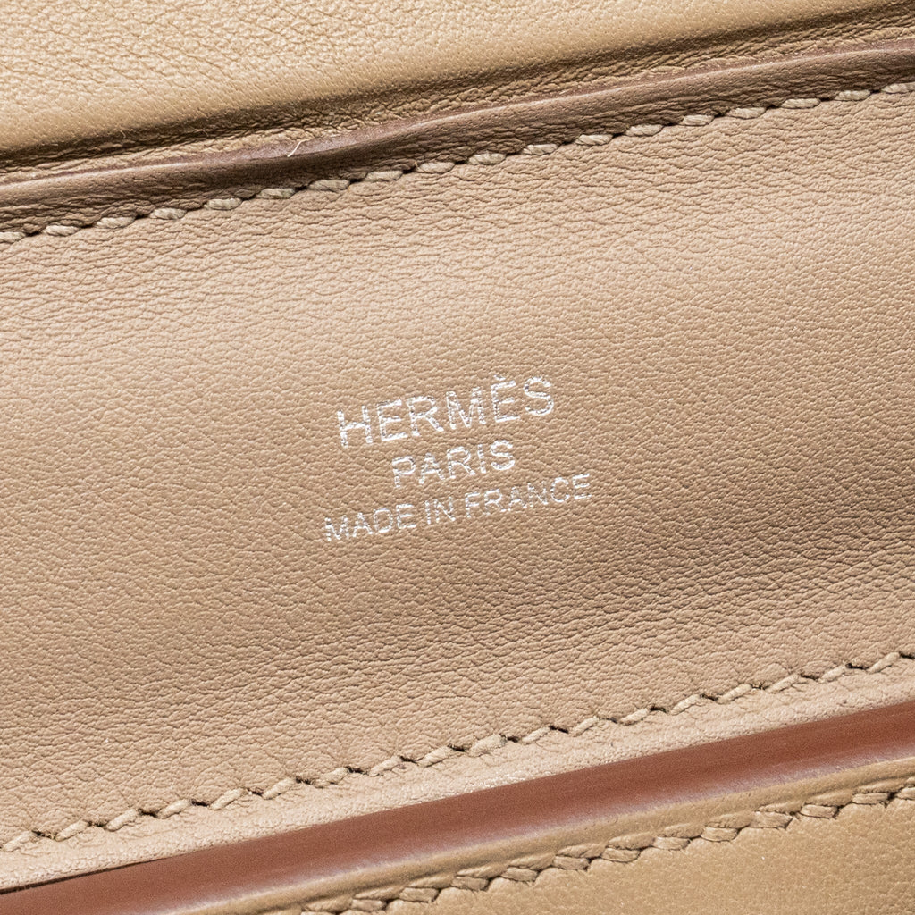 HERMES MINI 24/24 2424-21 BAG EVERCOLOR ETOUPE SHW