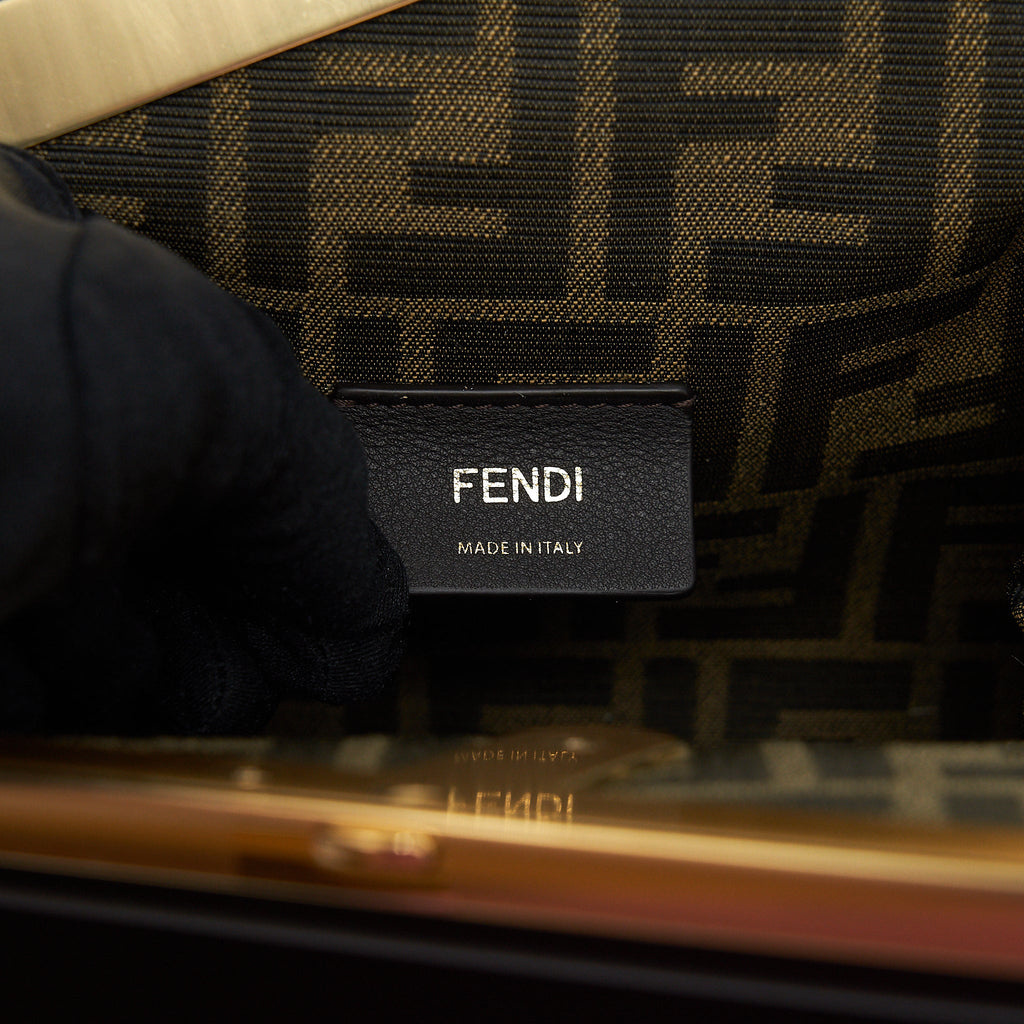 FENDI FENDI FIRST BAG SMALL NAPPA BLACK GHW