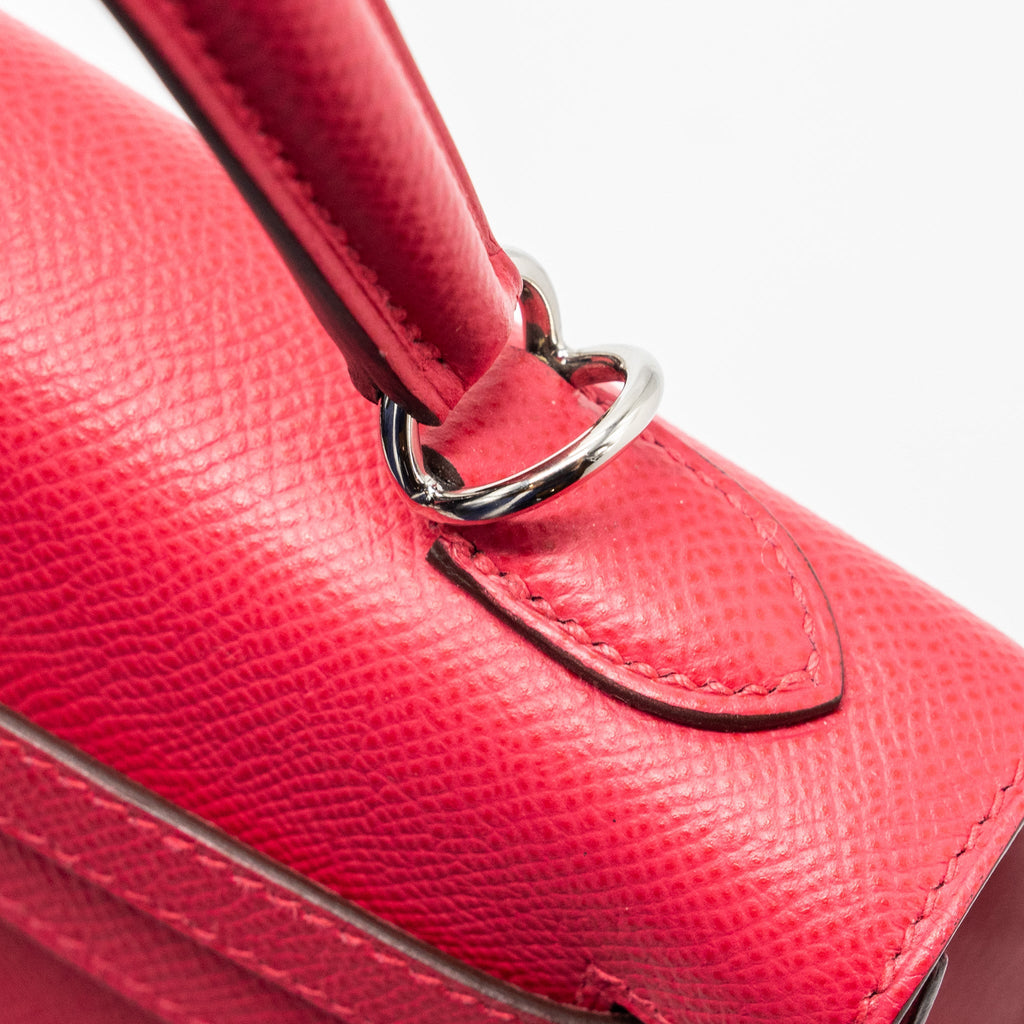 HERMES KELLY 25 EPSOM ROSE EXTREME SHW
