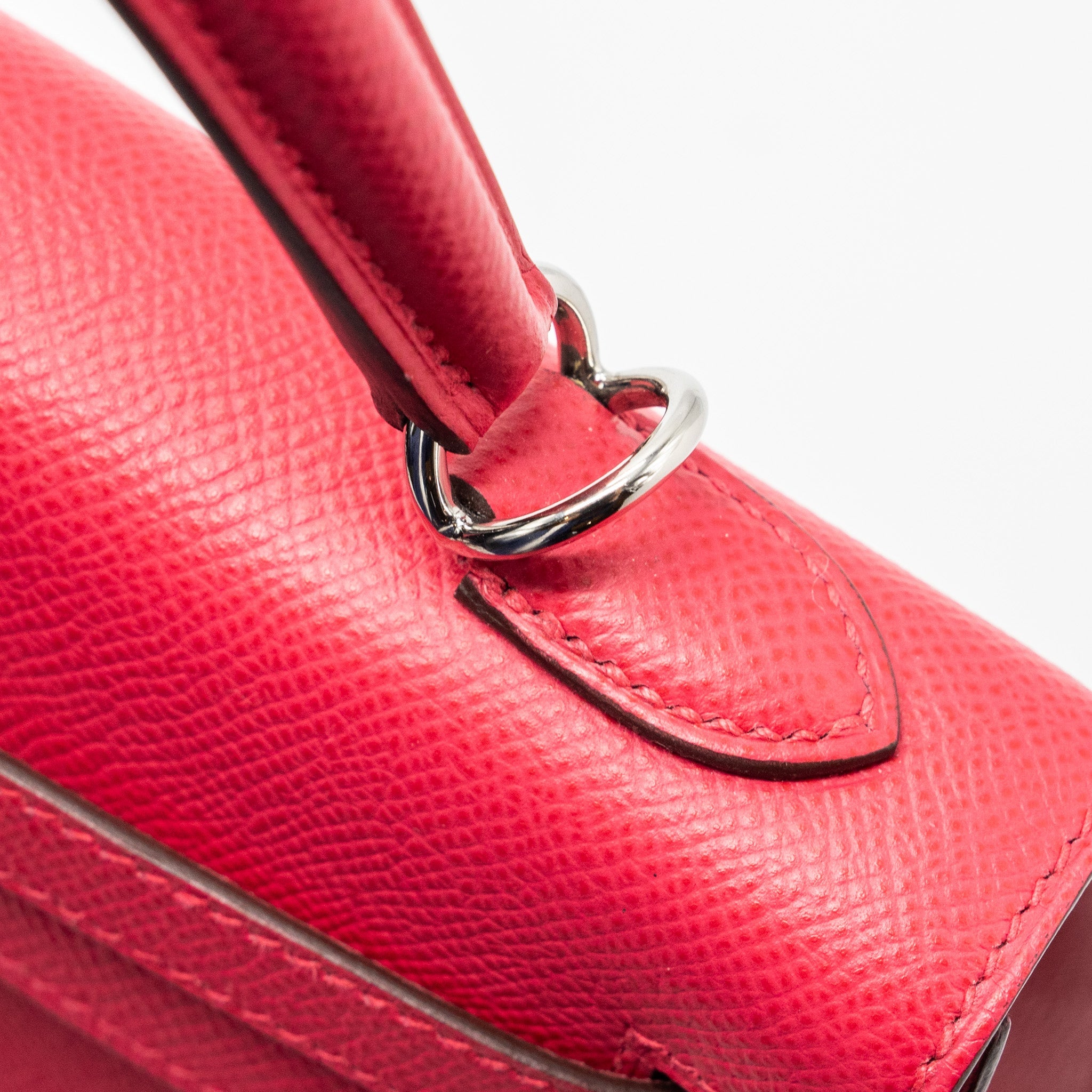 HERMES KELLY 25 EPSOM ROSE EXTREME SHW