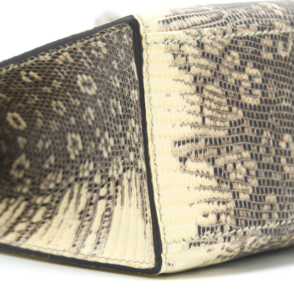 HERMES KELLY POCHETTE LIZARD 1B OMBRÉ SHW