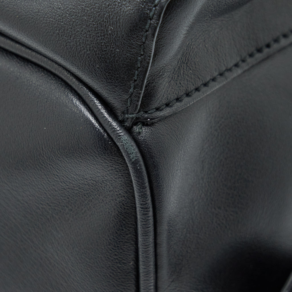 PRADA ZAINETTO BACKPACK SOFT CALFSKIN BLACK SHW