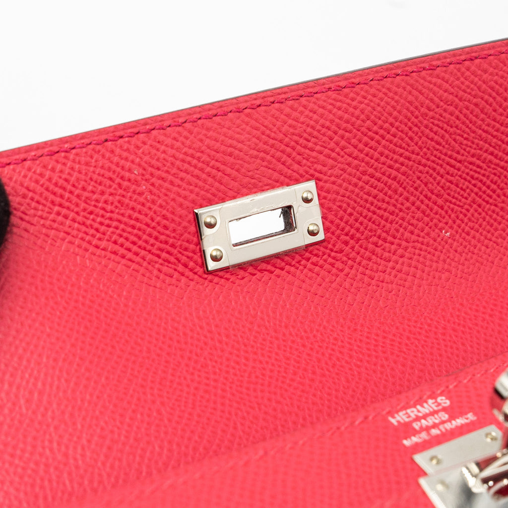 HERMES KELLY 25 EPSOM ROSE EXTREME SHW